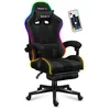 Image de Chaise Gaming - HUZARO - Force 4.7 RGB mesh - Support lombaire - Repose-pieds - Têtière