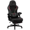 Image de Chaise gaming - HUZARO - Force 4.6 - Repose-pieds extensible - Tissu XTwill/PU Carbon - Dossier inclinable