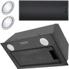 Image de Hotte De Cuisine Sous Meuble 52 Cm Noire Be-50