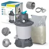 Image de Pompe à sable pour piscine - BESTWAY - 3596 l/h - Sable 25 kg inclus - Réservoir anticorrosion - Vanne à 6 positions