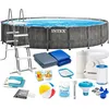Image de Piscine de jardin à cadre - Intex - 549x122 cm - Ensemble complet - Pompe de filtration incluse - Échelle en métal