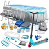 Image de Piscine de jardin à cadre - Intex - 610x305x122 cm - Ensemble 21en1 - Pompe de filtration - Échelle en métal