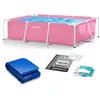 Image de Piscine De Jardin Frame 220 X 150 X 60 Cm 2 En 1 Intex 28266