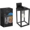 Image de Applique extérieure étanche IP44 GAIA T E27 noir EDO777369 Garden Line - EDO - GAIA T - Aluminium - LED - Noir