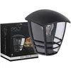Image de Applique murale extérieure - EDO - IMMA BLACK W E27 noir IP44 - Aluminium - Electrique - IP44