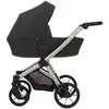 Image de Poussette Compatible Coque Kunert Baby Brav Br-01 3 en 1 Pliable Naissance À 15kg Noir