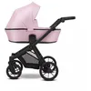 Image de Kunert Baby - KUNERT KUNERT BRAV/BRE-15 Baby Pink Eco/GEL WHELS/BLACK FRAME - Poussette Brav 2in1 Bre-15 Baby Pink Eco