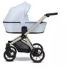 Image de Kunert Baby - KUNERT KUNERT BRAV/BRE-14 Baby Blue Eco/GEL WHELS/CHAMPAGNEFRAME - Poussette Brav 2in1 Bre-14 Baby Blue Eco