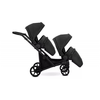 Image de Poussette Double Kunert Baby Brav Duo 3 In1 3 Places Noir