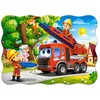 Image de Puzzle 30 pièces : Les pompiers à la rescousse