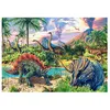 Image de Puzzle 120 pièces : Les volcans et dinosaures