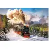 Image de Castorland Puzzle Train À Vapeur - 1000 Pièces - Paysage Hivernal