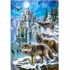Image de Puzzle 1500 pièces - CASTORLAND - Loups devant le château - Animaux - Adulte - 1500-2000 pièces