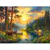 Image de Castorland Sonnenuntergang am Forest River - 3000 Teile