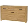 Image de Buffet bas - Décor chêne vieilli - Classique - HAVANNA - L 161 cm