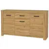 Image de Havanna buffet bas classique décor chene vieilli - l 161 cm HVNK232D67
