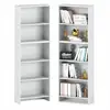 Image de Bibliothèque - étagère multifonction blanche 5 niveaux 60x30x189cm   pour livres, jouets et accessoires de bureau REGAL_5P