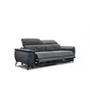 Image de Canapé 3 places avena avec 2 relax électriques, tissu gris foncé AVENA
