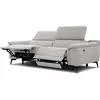 Image de Canapé 3 places avec 2 relax électriques fiero, tissu crème FIERO
