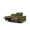 Image de Canapé 3 places avec 2 relax électriques fiero, tissu olive FIERO