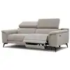 Image de Canapé 3 places avec 1 relax électrique fiero, tissu taupe FIERO