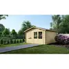 Image de Abri De Jardin En Bois - 16m2 - 4x4m - Ep. 28mm - Couleur: Naturel - Altanka