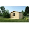 Image de Abri De Jardin En Bois - 12m2 - 4x3m - Ep. 28mm - Couleur: Naturel - Altanka