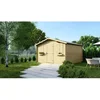 Image de Abri De Jardin En Bois - 16m2 - 4x4m - Ep. 28mm - Couleur: Naturel - Altanka