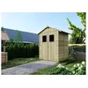 Image de Abri de jardin en bois 346 m2 - 190x182 m - traité - Couleur: vert - DOM218