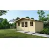 Image de Abri De Jardin En Bois - 19.2m2 - 4.8x4m - Ep. 40mm - Couleur: Naturel - Altanka