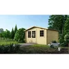 Image de Abri De Jardin En Bois - 16m2 - 4x4m - Ep. 40mm - Couleur: Naturel - Altanka
