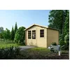 Image de Abri de jardin en bois - 16m2 - 4x4m - Ep. 40mm - Couleur: naturel - DOM371
