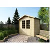 Image de Abri de jardin en bois - 6m2 - 3x2m - Ep. 28mm - Couleur: naturel - DOM420
