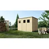 Image de Abri de jardin en bois 486 m2 - 270x180 m - Couleur: naturel - DOM421