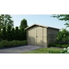 Image de Abri De Jardin En Bois - 9m2 - 3x3m - Traité - Ep. 28mm - Couleur: Vert - Altanka