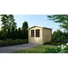 Image de Abri De Jardin En Bois - 6.25m2 - 2.5x2.5m - Ep. 28mm - Couleur: Naturel - Altanka