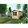 Image de Abri de jardin en bois - 9m2 - 3x3m - Ep. 28mm - Couleur: naturel - DOM530