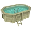 Image de Piscine En Bois Nemo 4.3 X 3 - H.1.18 M, Sable, Cadre En Métal - Sans Dalle - Altanka