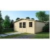Image de Abri De Jardin En Bois - 25m2 - 5x5m - Ep. 28mm - Couleur: Naturel - Altanka