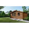 Image de Abri De Jardin En Bois - 12m2 - 4x3m - Traité - Ep. 28mm - Couleur: Marron - Altanka
