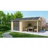 Image de Abri De Jardin En Bois - 17.4m2 - 5.79x3m - Ep. 28mm - Couleur: Naturel - Altanka