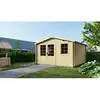 Image de Abri De Jardin En Bois - 15.21m2 - 3.9x3.9m - Ep. 40mm - Couleur: Naturel - Altanka