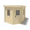 Image de Abri de jardin en bois - 8m2 - 3x3m - Ep. 28mm - Couleur: naturel - DOM665