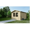 Image de Abri De Jardin En Bois - 12m2 - 3x4m - Ep. 28mm - Couleur: Naturel - Altanka