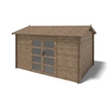 Image de Abri De Jardin En Bois - 12m2 - 4x3m - Traité - Ep. 28mm - Couleur: Marron - Altanka