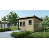 Image de Abri De Jardin En Bois - 16m2 - 4x4m - Traité - Ep. 40mm - Couleur: Vert - Altanka