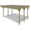 Image de Carport abri de voiture 606x503 m - 30 m2 - couverture PVC - CAR5PVCTR