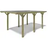 Image de Carport, Abri De Voiture 3.04x5.12 M - 15.56 M2 - Couverture Pvc - Altanka