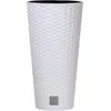 Image de Prosperplast Rato Tubus Pot de fleurs avec insert de 9L blanc