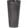 Image de Tubus Slim Effect Pot de fleurs avec insert de 15L béton design anthraicte